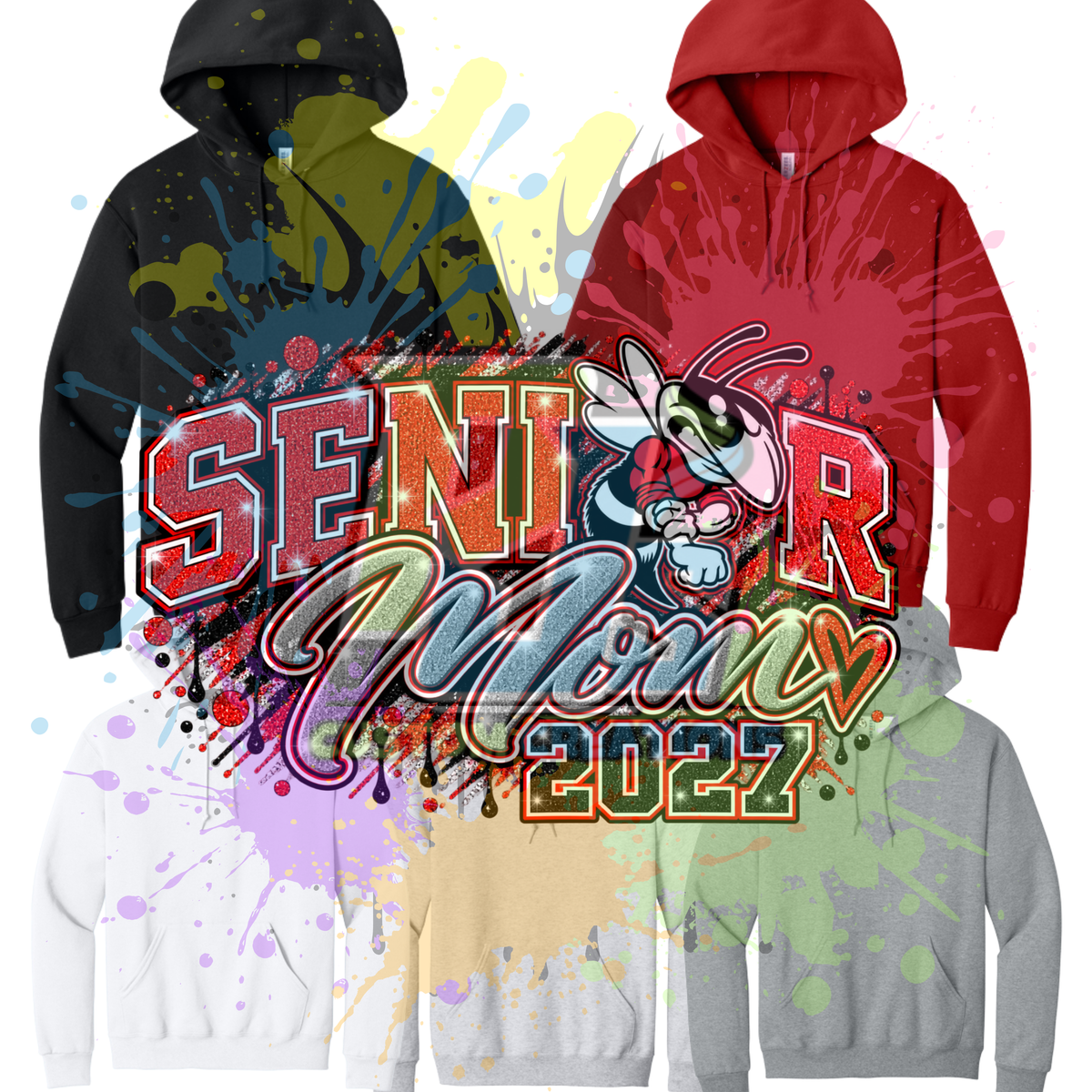 CG Senior Mom 2027 Gildan Softstyle & Jerzees Nublend