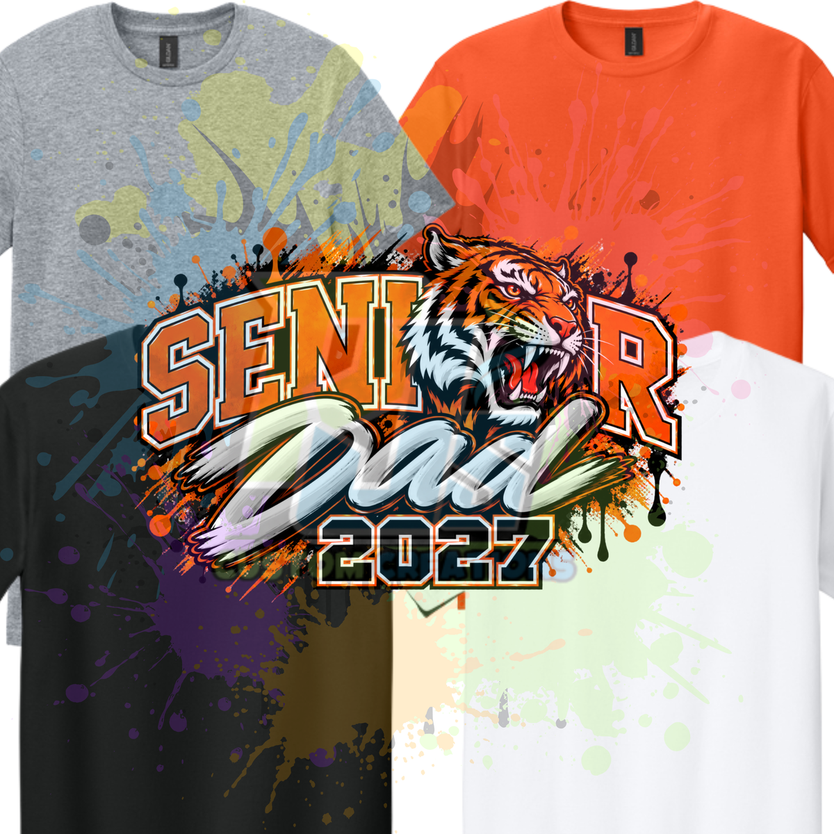 Ironton Senior Dad 2027 Gildan Softstyle & Jerzees Nublend