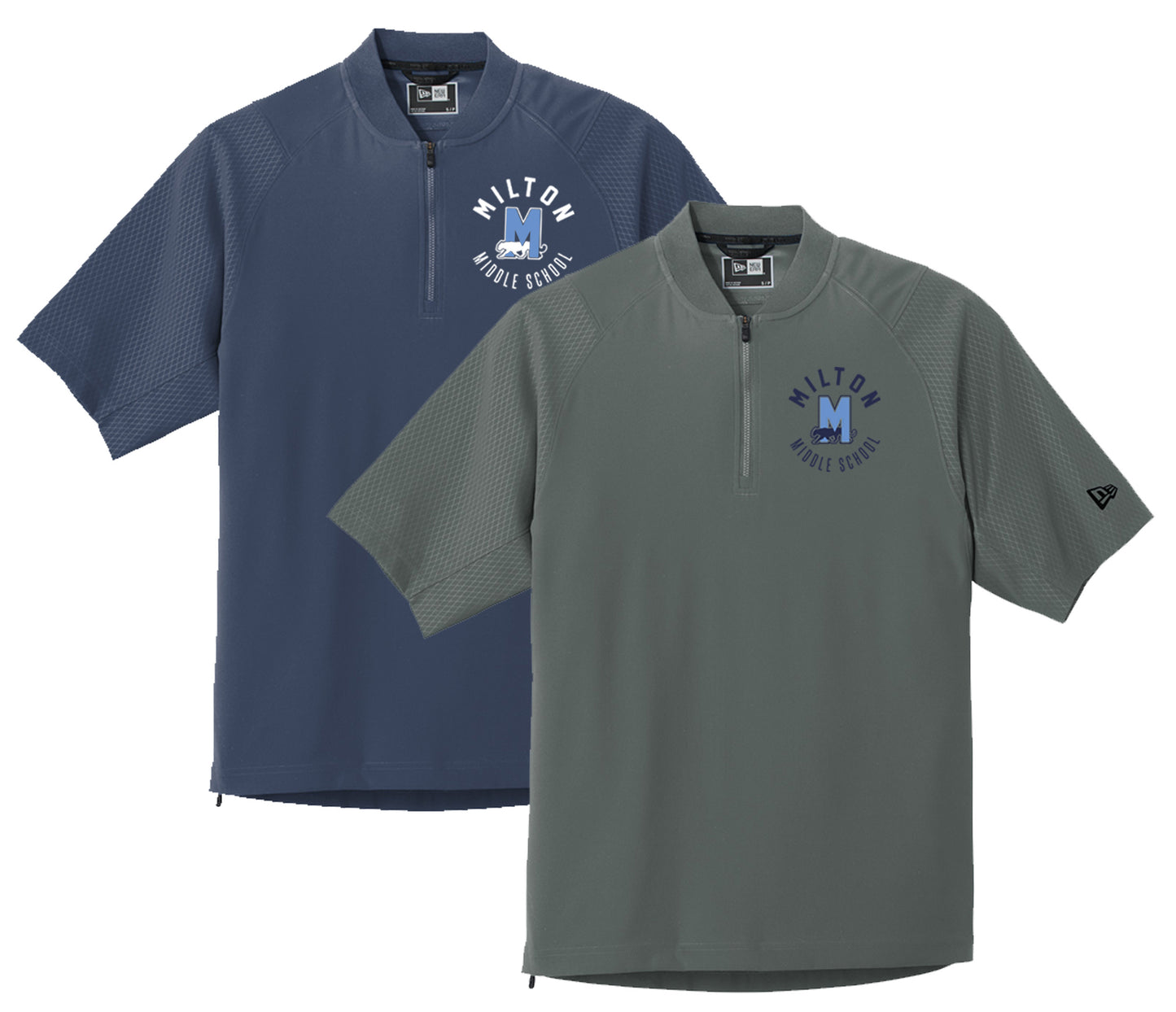 New Era® Cage Short Sleeve 1/4-Zip Jacket (NEA600) D13EMB