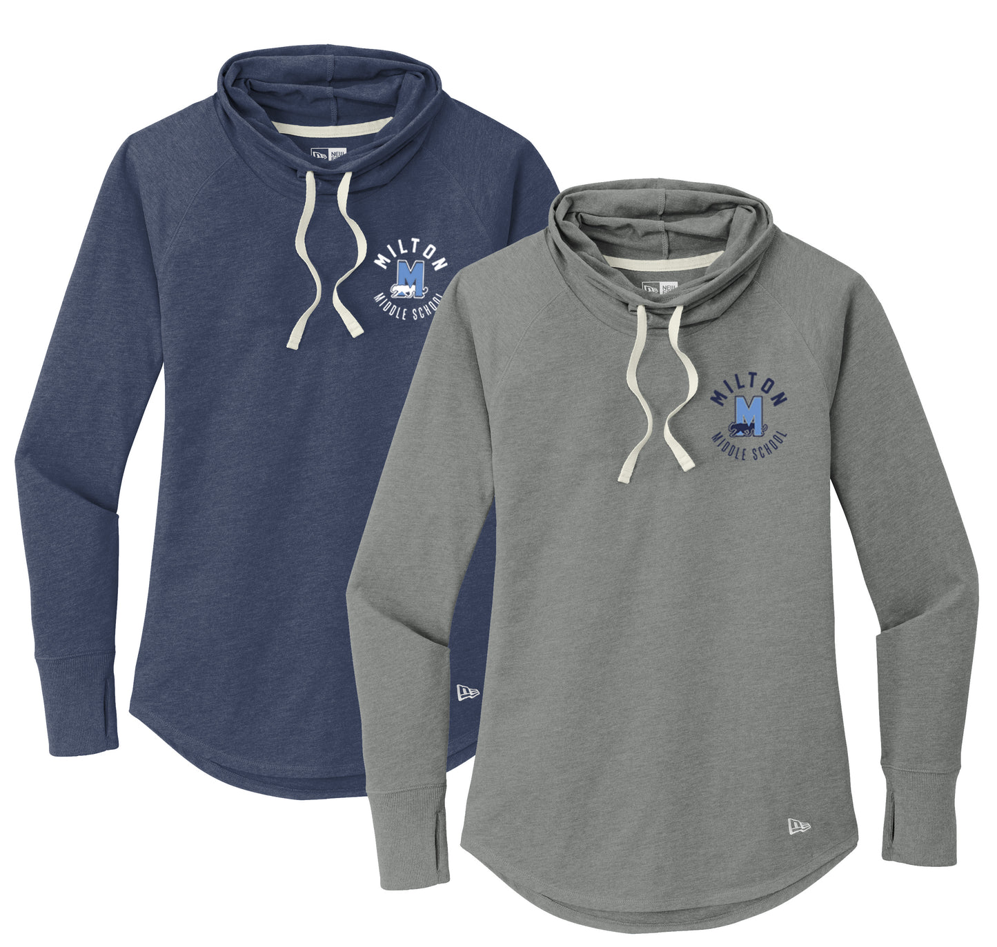 New Era ® Ladies Sueded Cotton Blend Cowl Tee (LNEA123) D13EMB