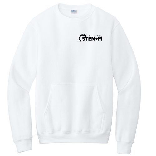 Port & Co™ Core Fleece Crewneck Pocket Sweatshirt PC78PKT