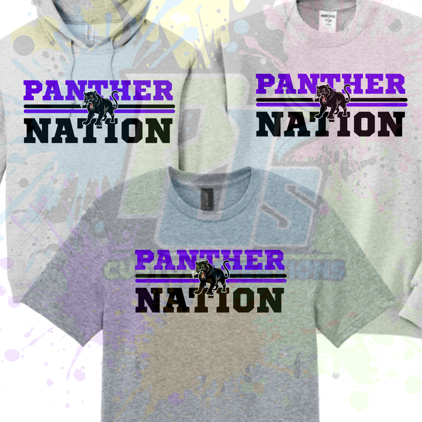 Panther Nation- Black or Gray