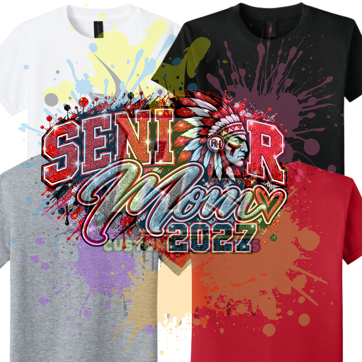 RH Senior Mom 2027 Gildan Softstyle & Jerzees Nublend