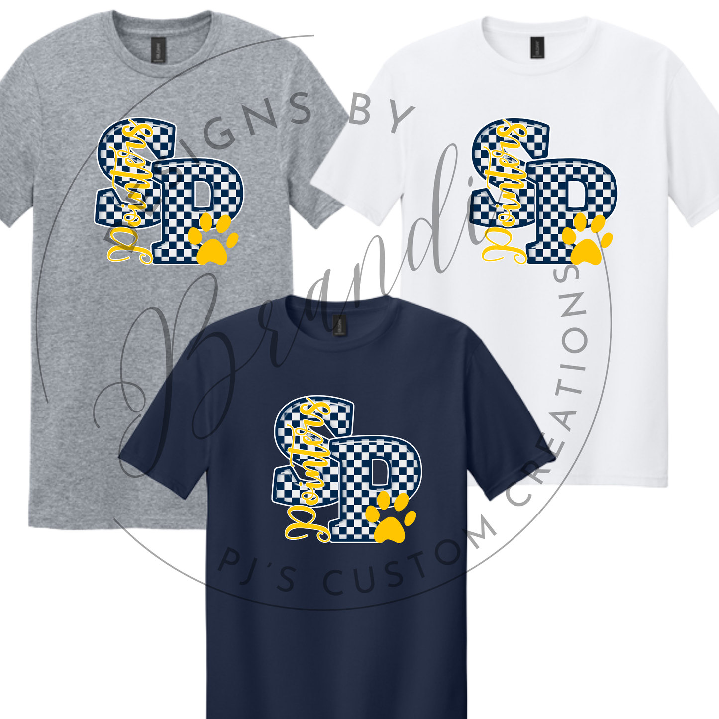 Checkered SP tee
