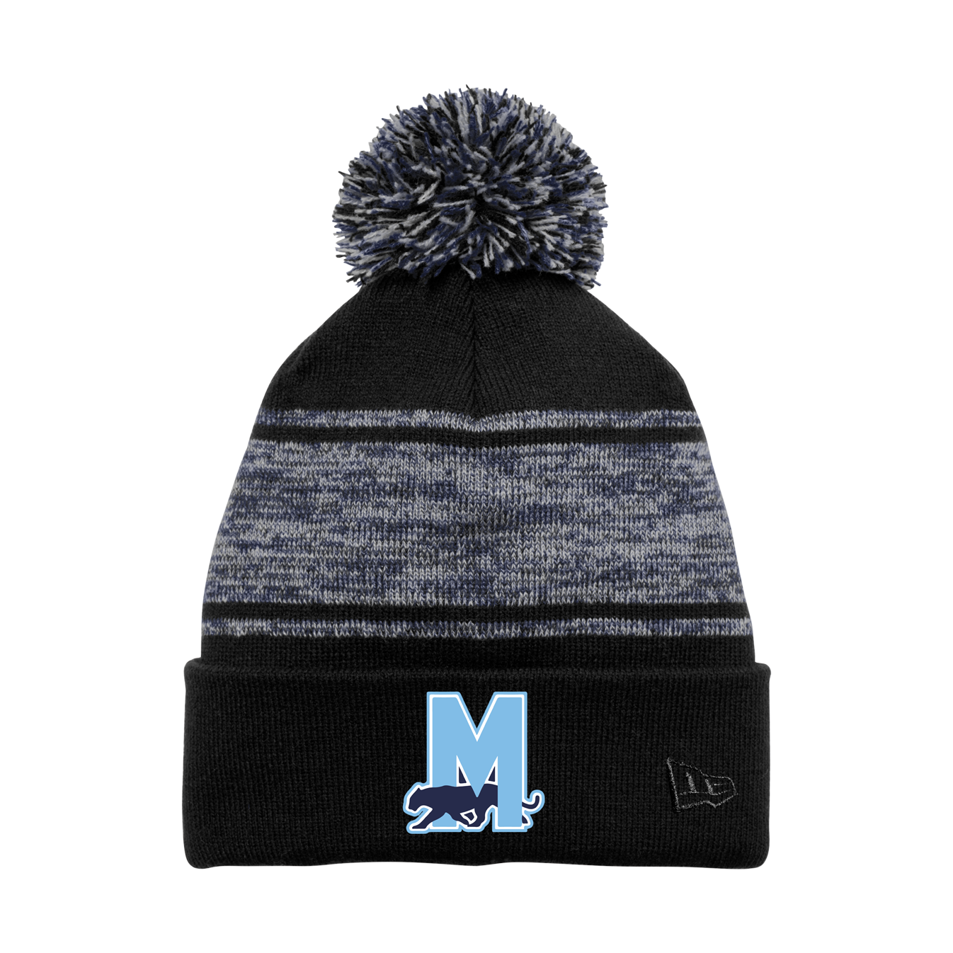 New Era ® Knit Chilled Pom Beanie NE909 D14EMB