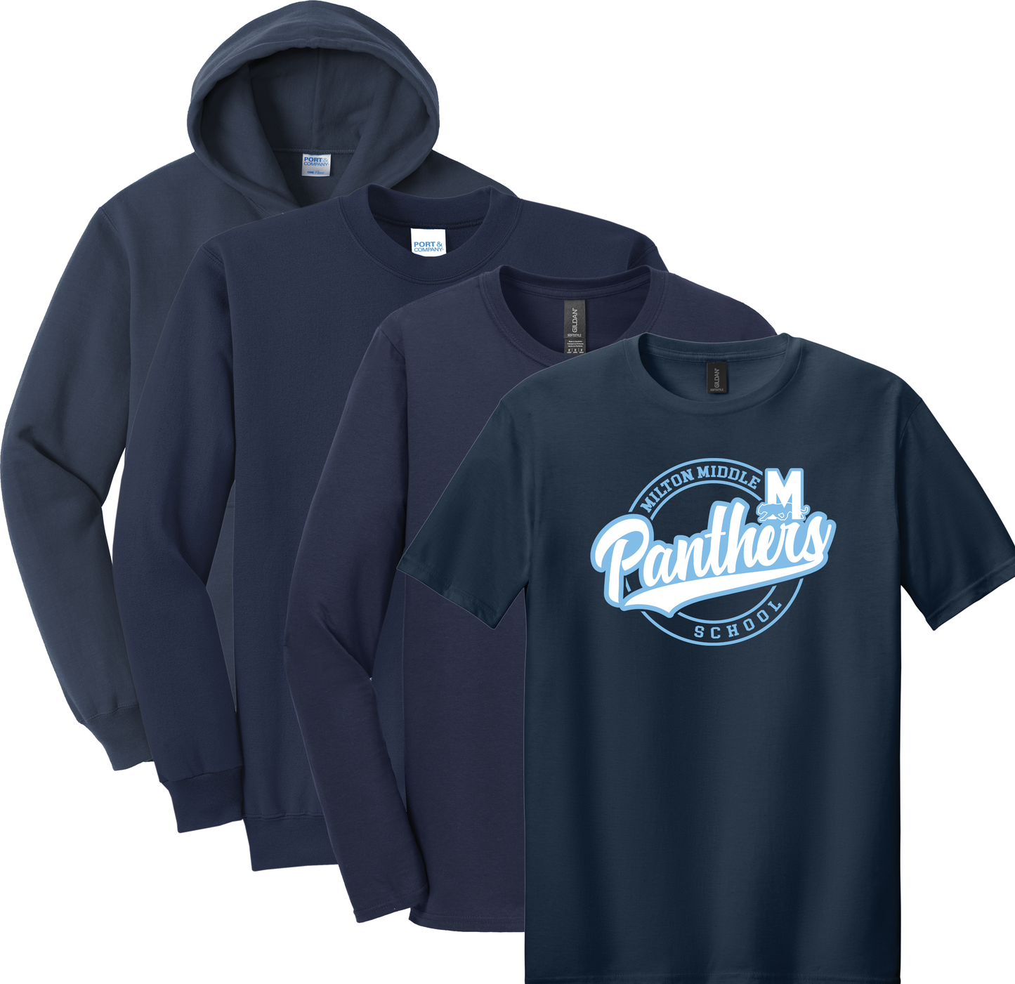 Gildan Softstyle® T-Shirt, Long Sleeve / Port & Company®, Crewneck Sweatshirt, Hoodie D15