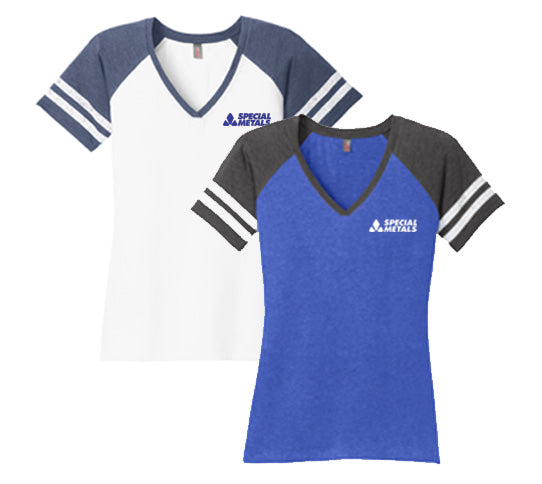 District ® Women’s Game V-Neck Tee DM476