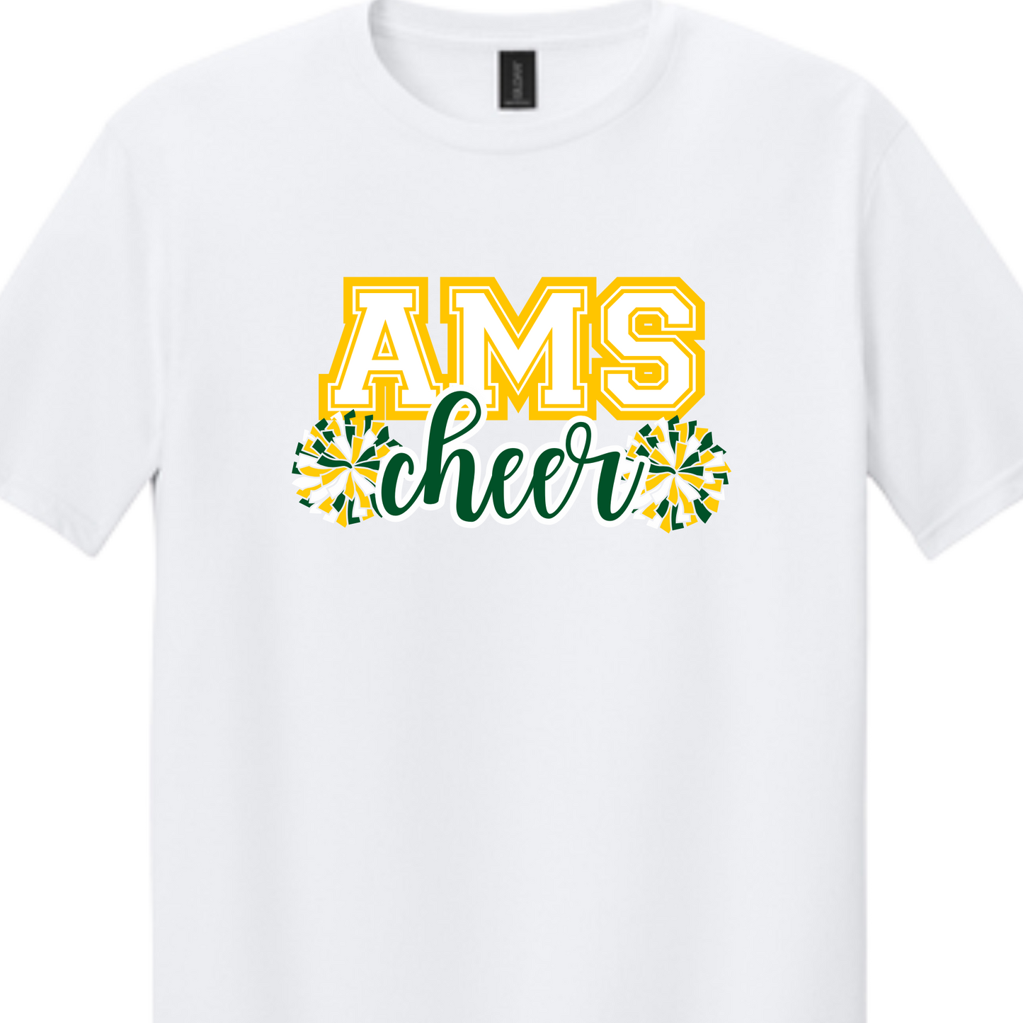 AMS Cheer Tee- Gildan Softstyle 64000