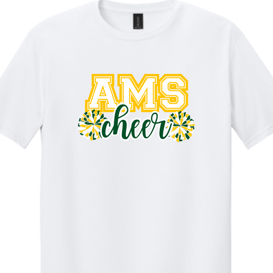 AMS Cheer Tee- Gildan Softstyle 64000