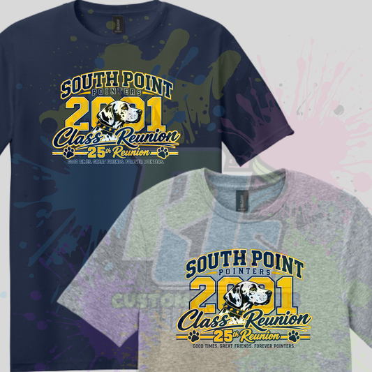 SPHS 25th Class Reunion Shirt Gildan Softstyle 64000