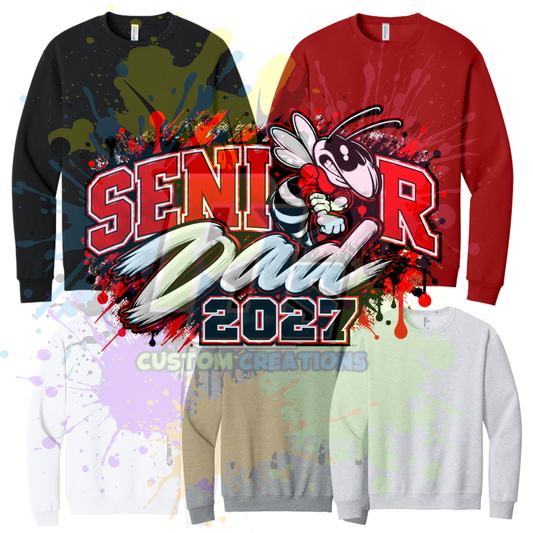 CG Senior Dad 2027 Gildan Softstyle & Jerzees Nublend