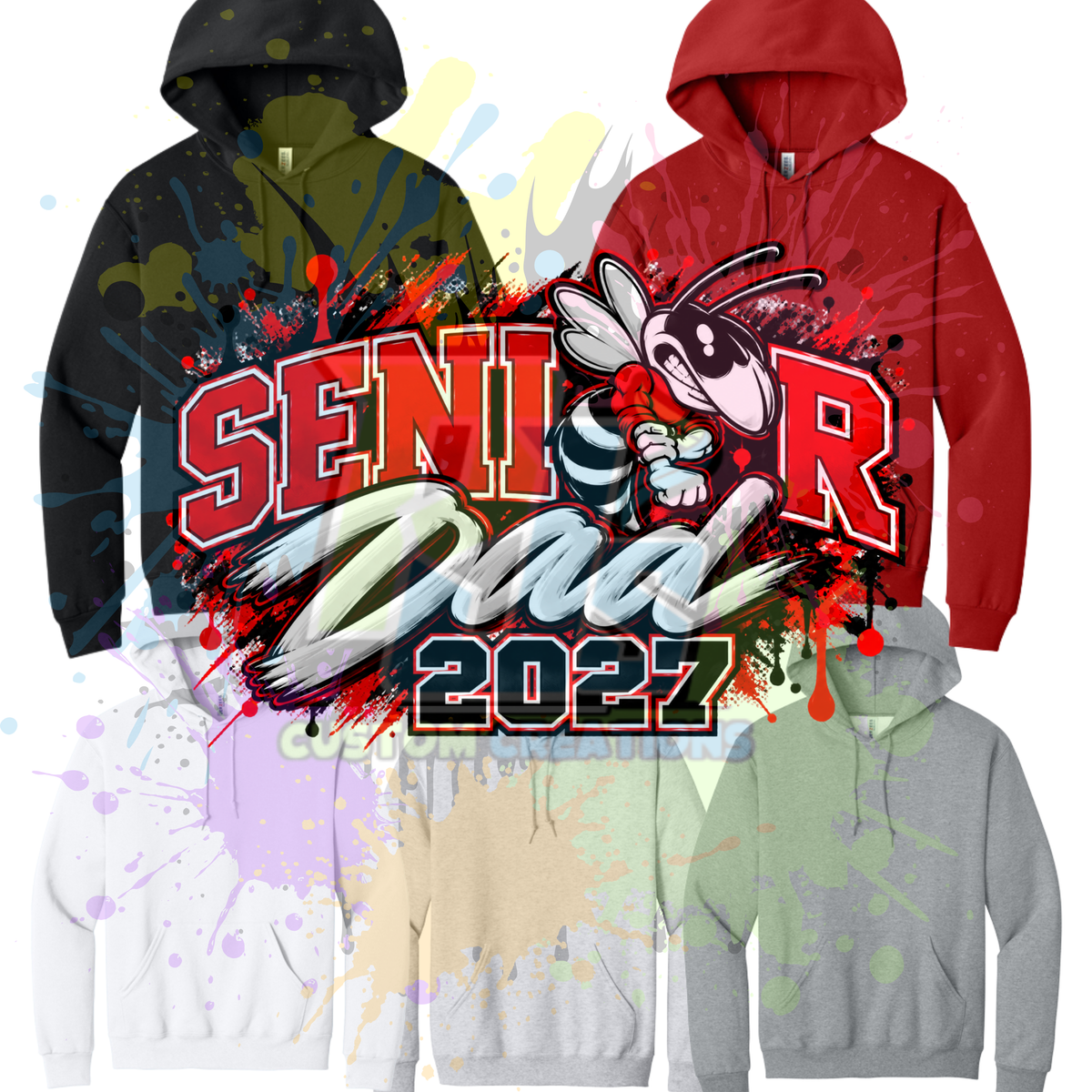 CG Senior Dad 2027 Gildan Softstyle & Jerzees Nublend
