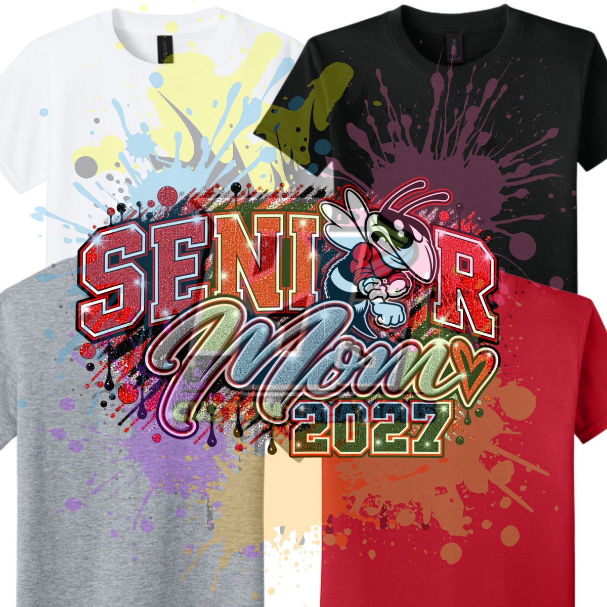 CG Senior Mom 2027 Gildan Softstyle & Jerzees Nublend