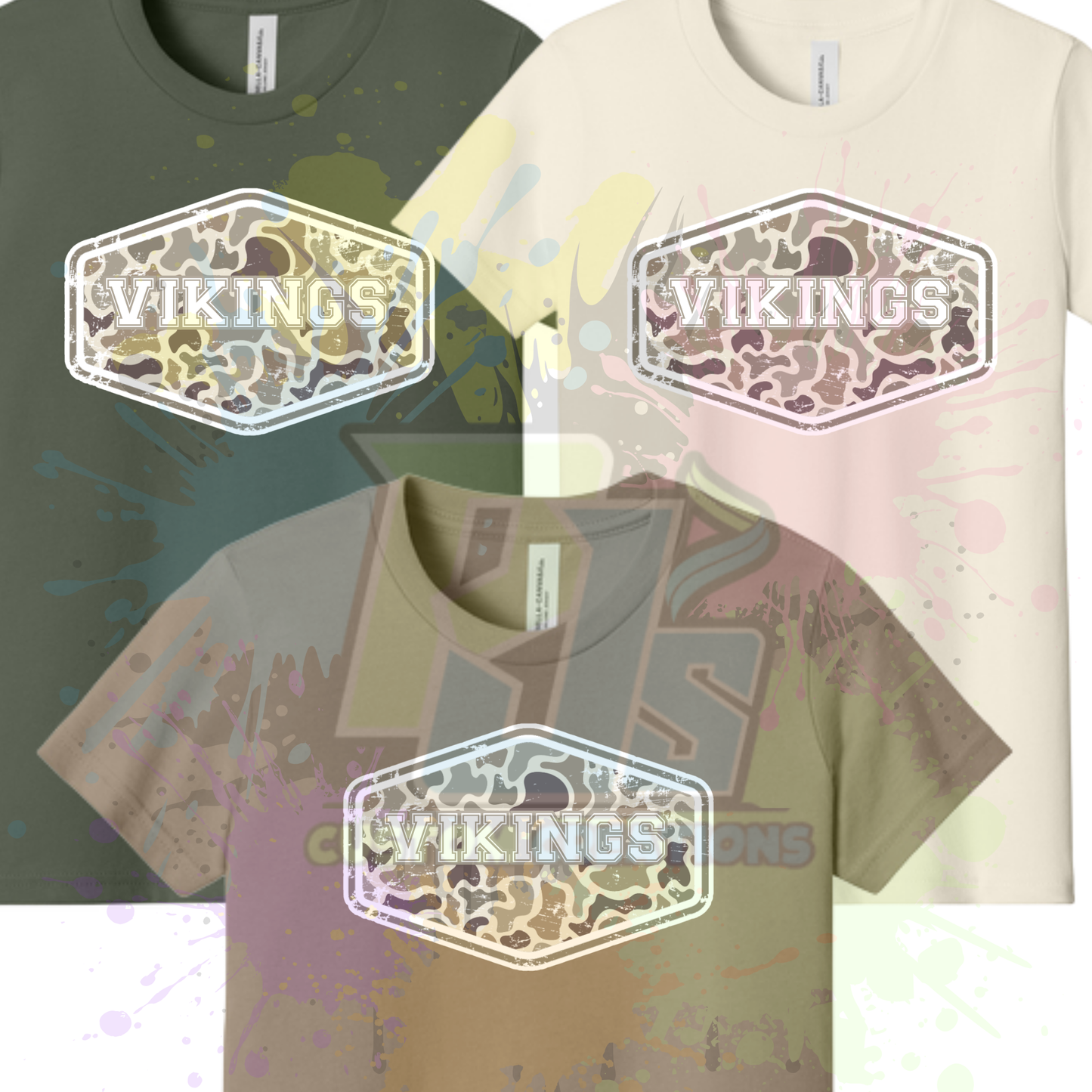 Vikings Camo Patch 64000