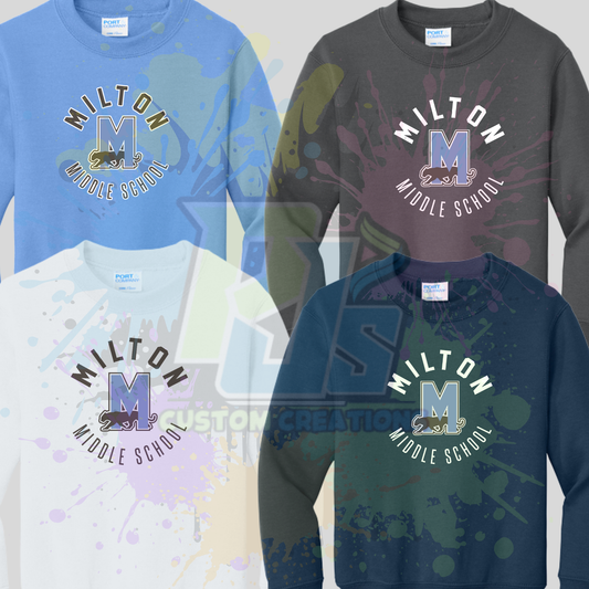 Design 7 Port & Co® Core Fleece Crewneck Sweatshirt PC78