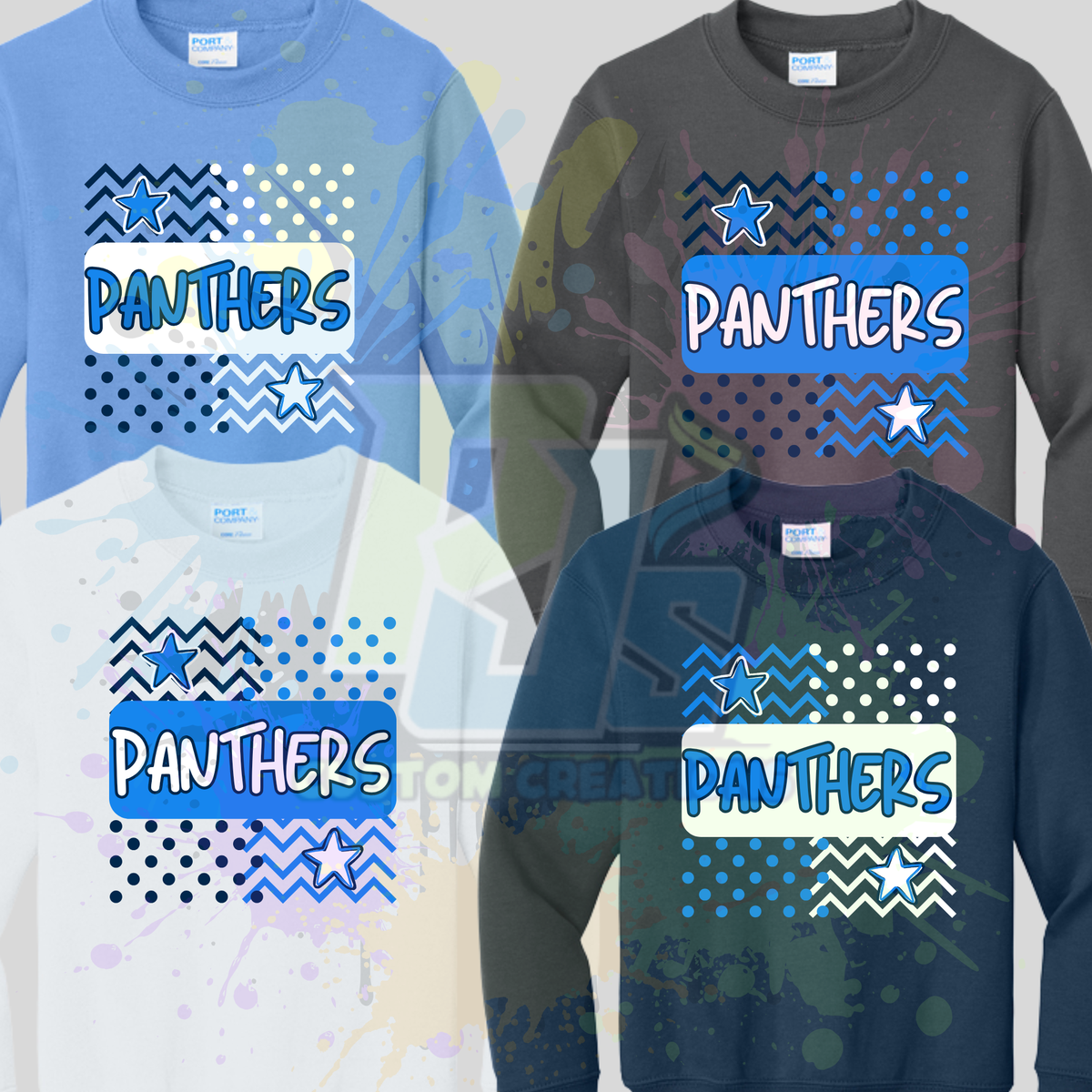 Design 9 Port & Co® Core Fleece Crewneck Sweatshirt PC78