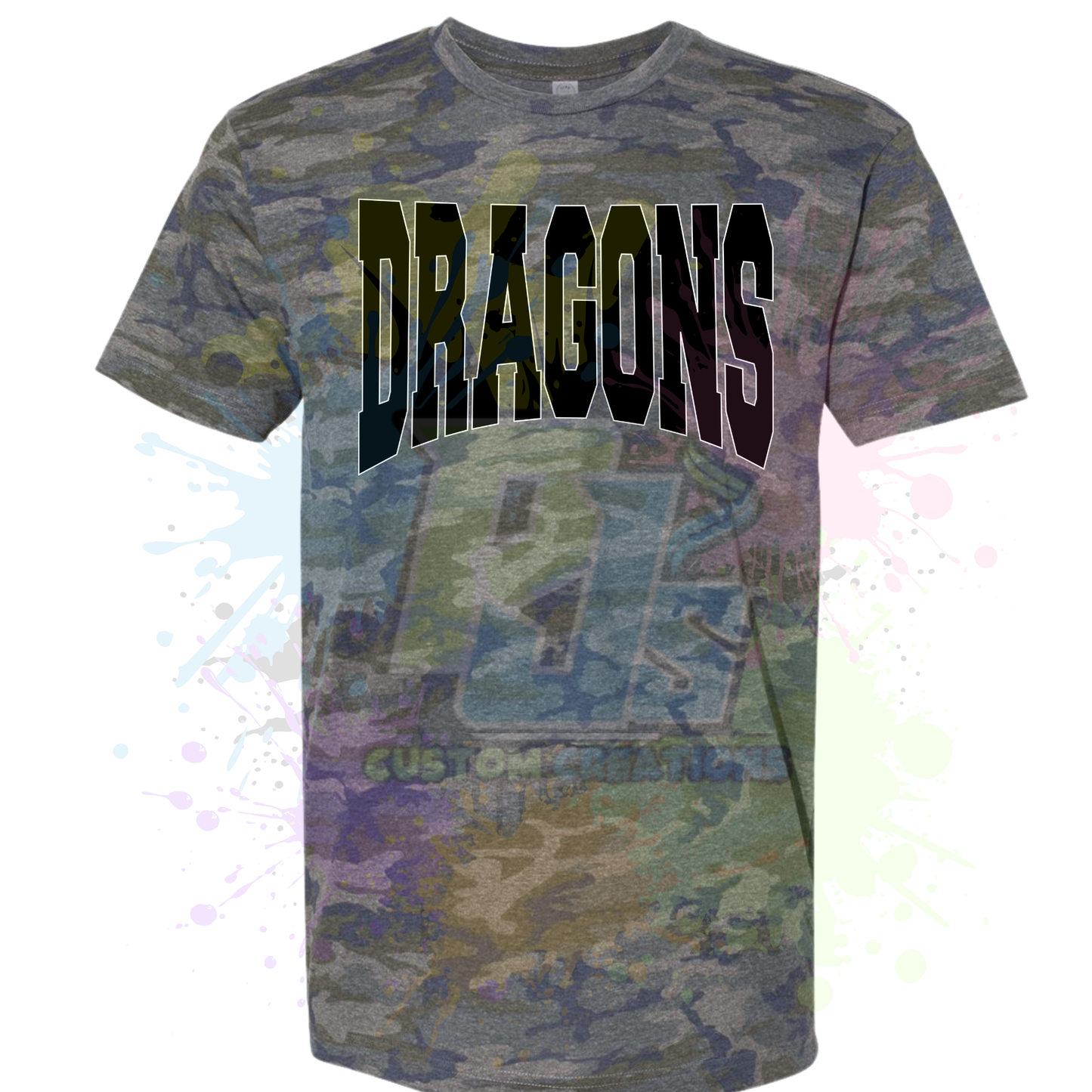 Dragons LAT Camo Tee