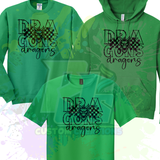 Dragons w/ Dragon- Green