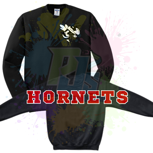 HORNETS back- Black 562M