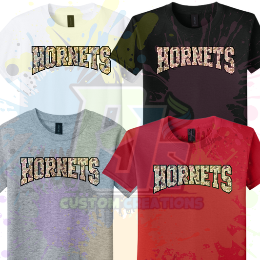 Hornets Camo Letters