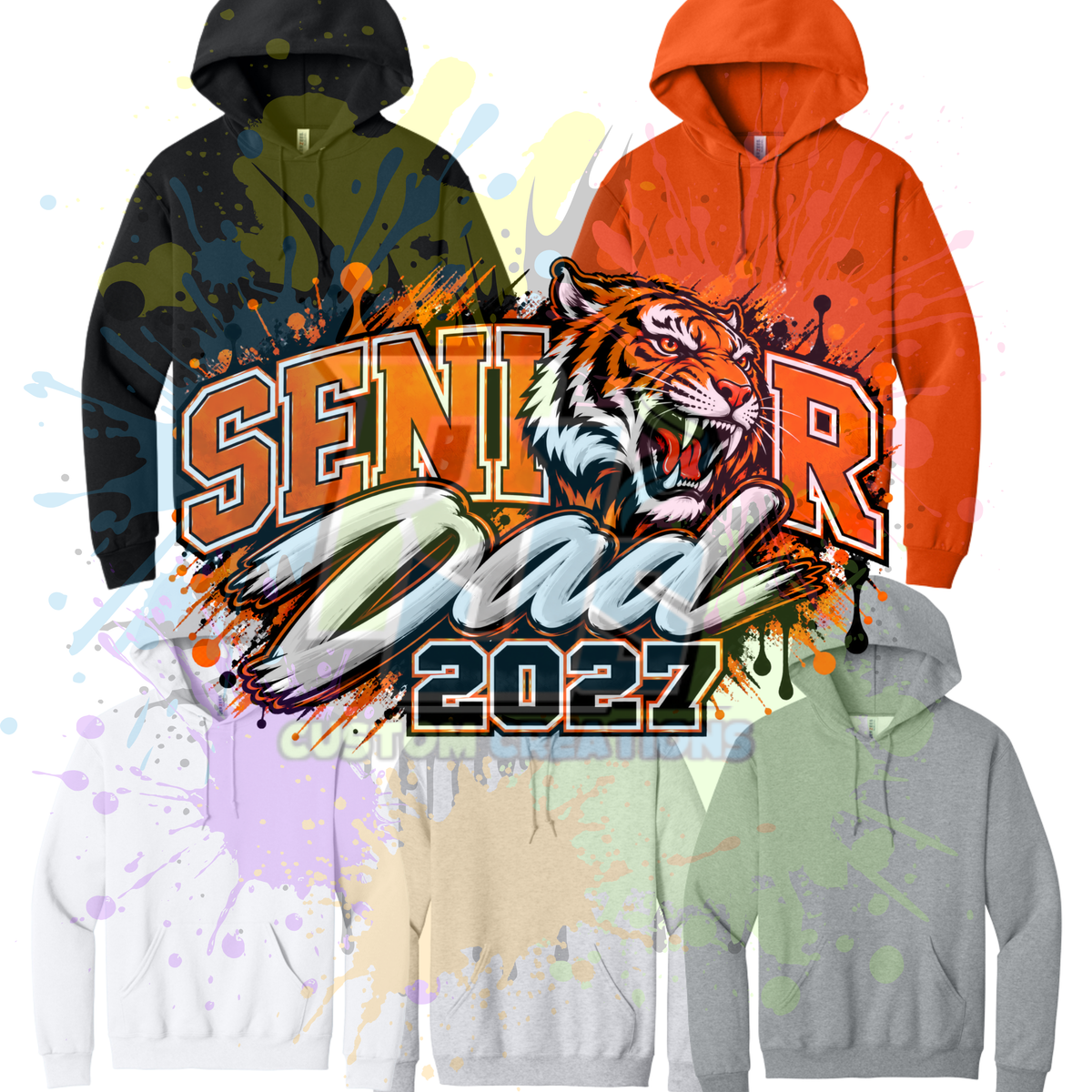 Ironton Senior Dad 2027 Gildan Softstyle & Jerzees Nublend