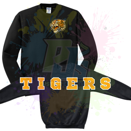 TIGERS back- Black 562M