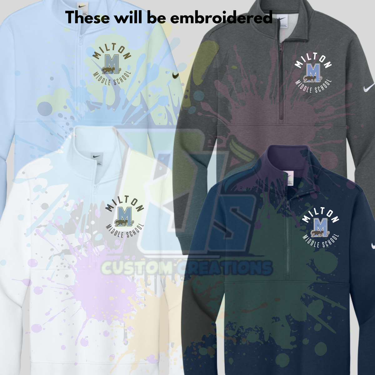 Nike Club Fleece Sleeve Swoosh 1/2-Zip NKDX6718