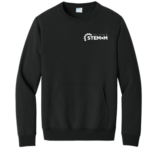 Port & Co™ Core Fleece Crewneck Pocket Sweatshirt PC78PKT