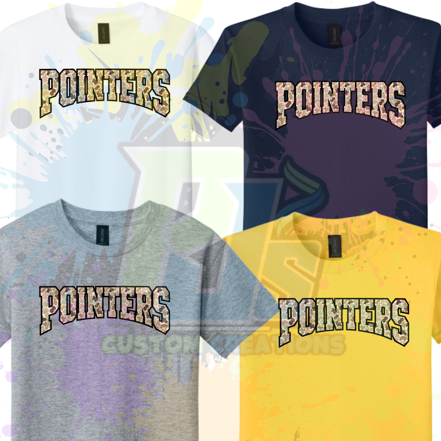 Pointers Camo Letters