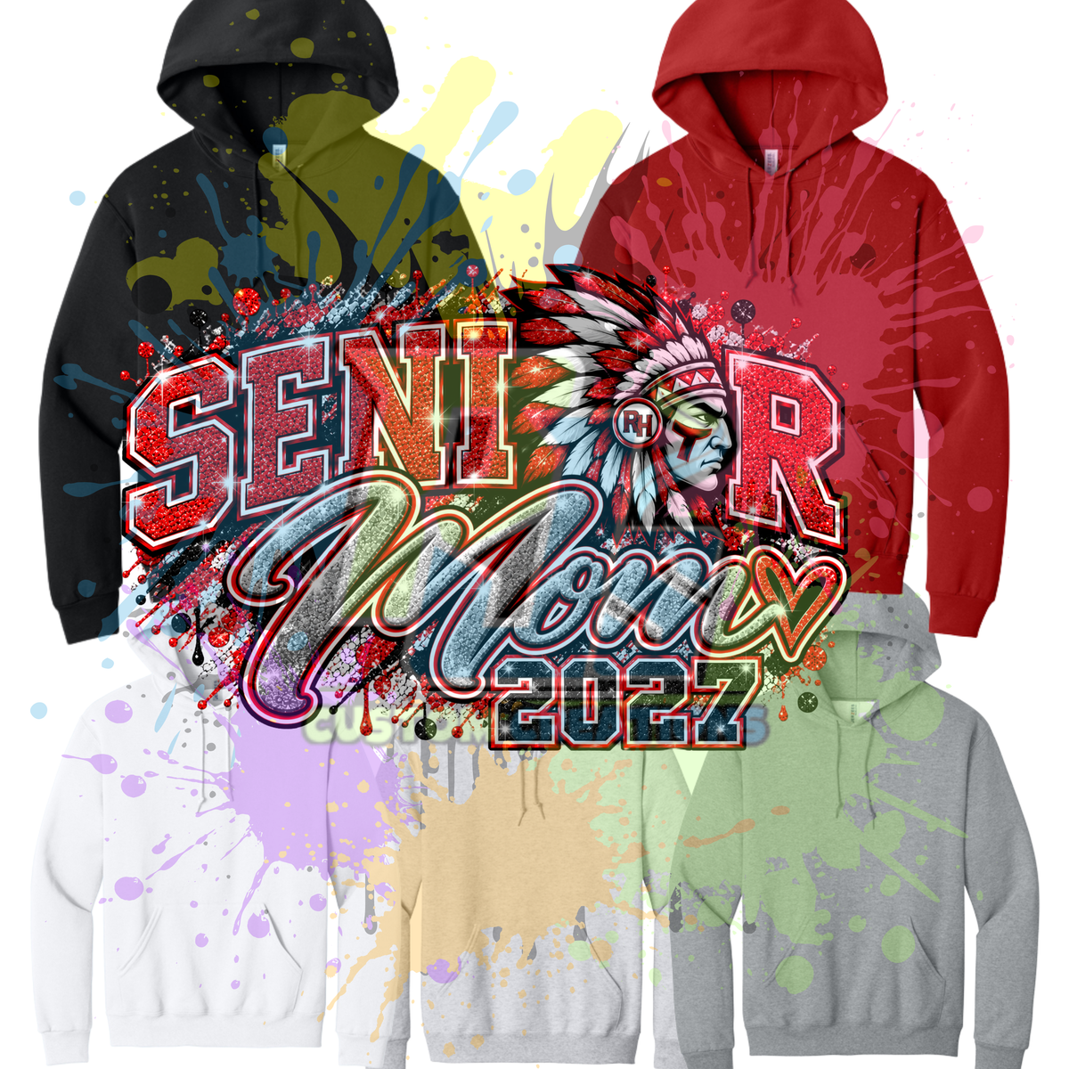 RH Senior Mom 2027 Gildan Softstyle & Jerzees Nublend