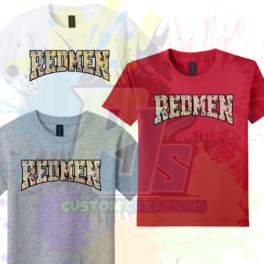 Redmen Camo Letters