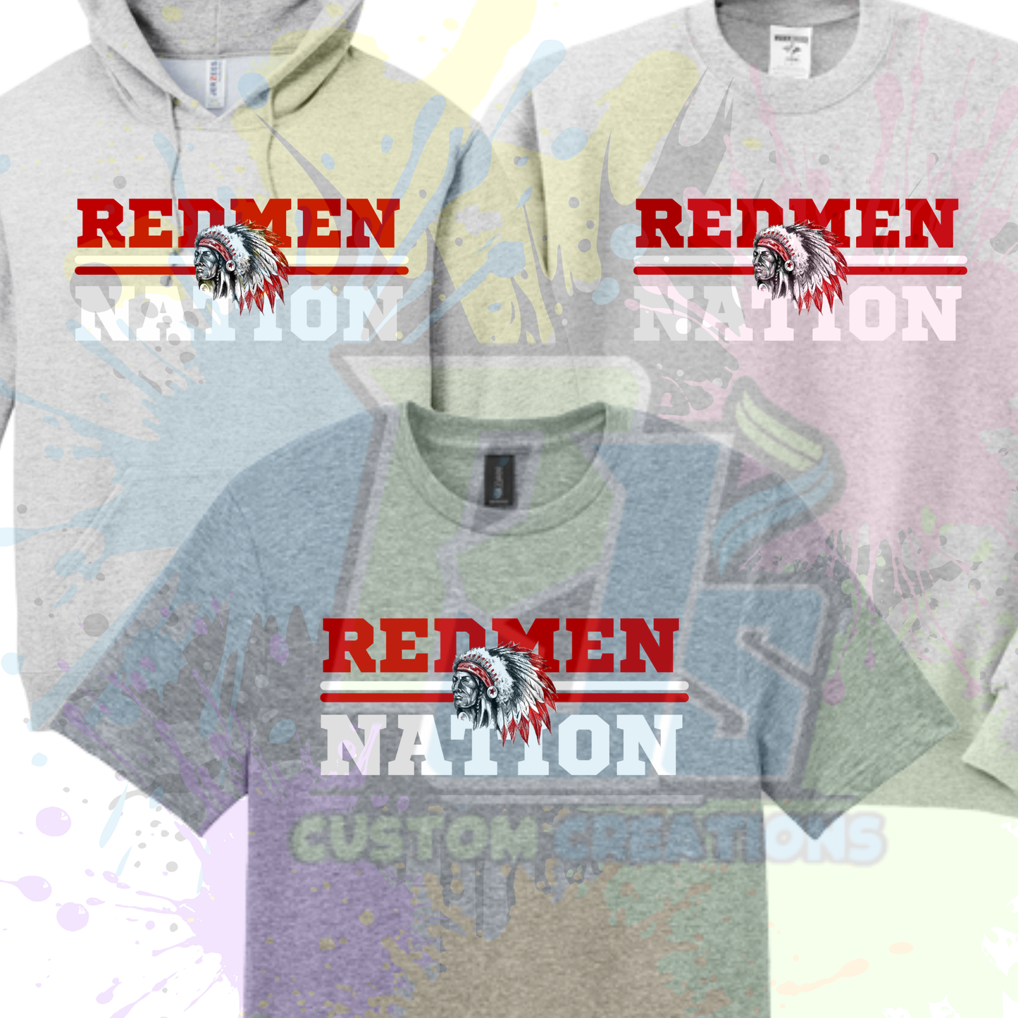 Redmen Nation- Red or Gray