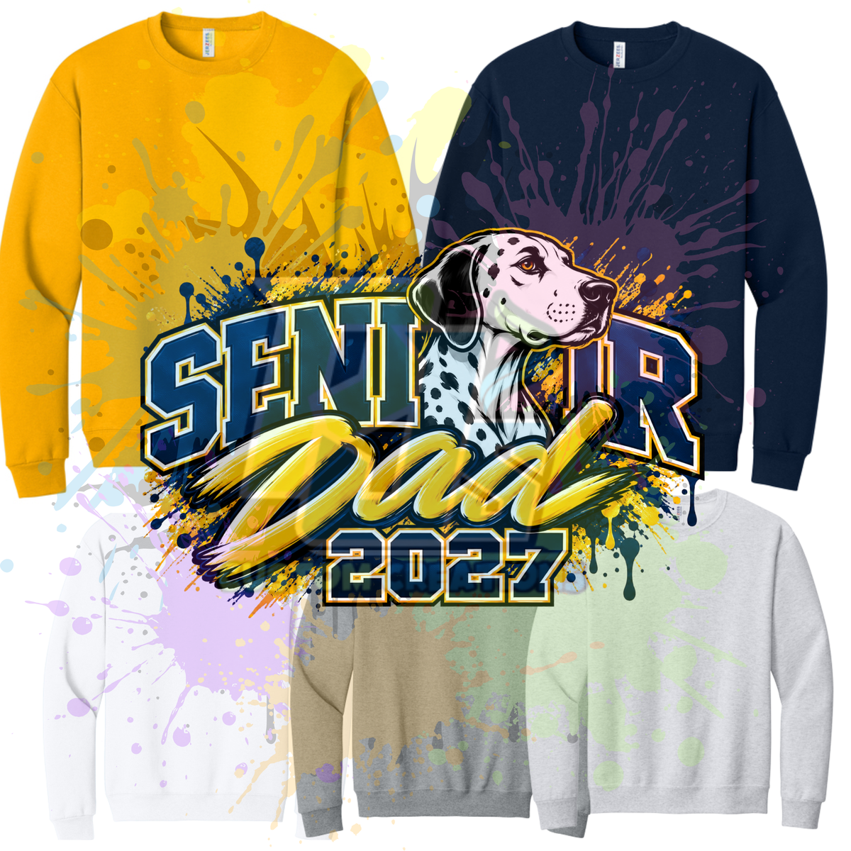 SP Senior Dad 2027 Gildan Softstyle & Jerzees Nublend