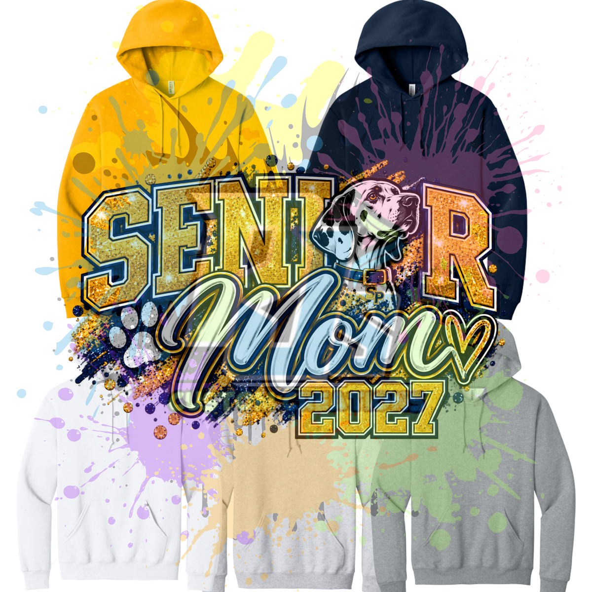 SP Senior Mom 2027 Gildan Softstyle & Jerzees Nublend