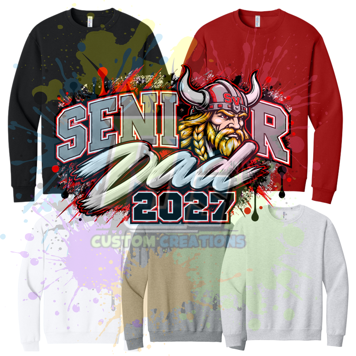 SV Senior Dad 2027 Gildan Softstyle & Jerzees Nublend