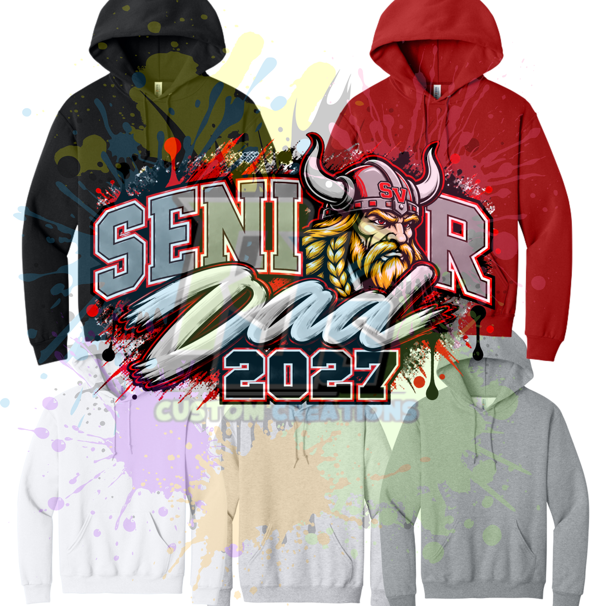 SV Senior Dad 2027 Gildan Softstyle & Jerzees Nublend