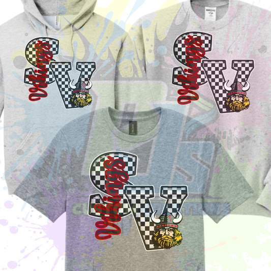 Checkered SV- Red or Gray