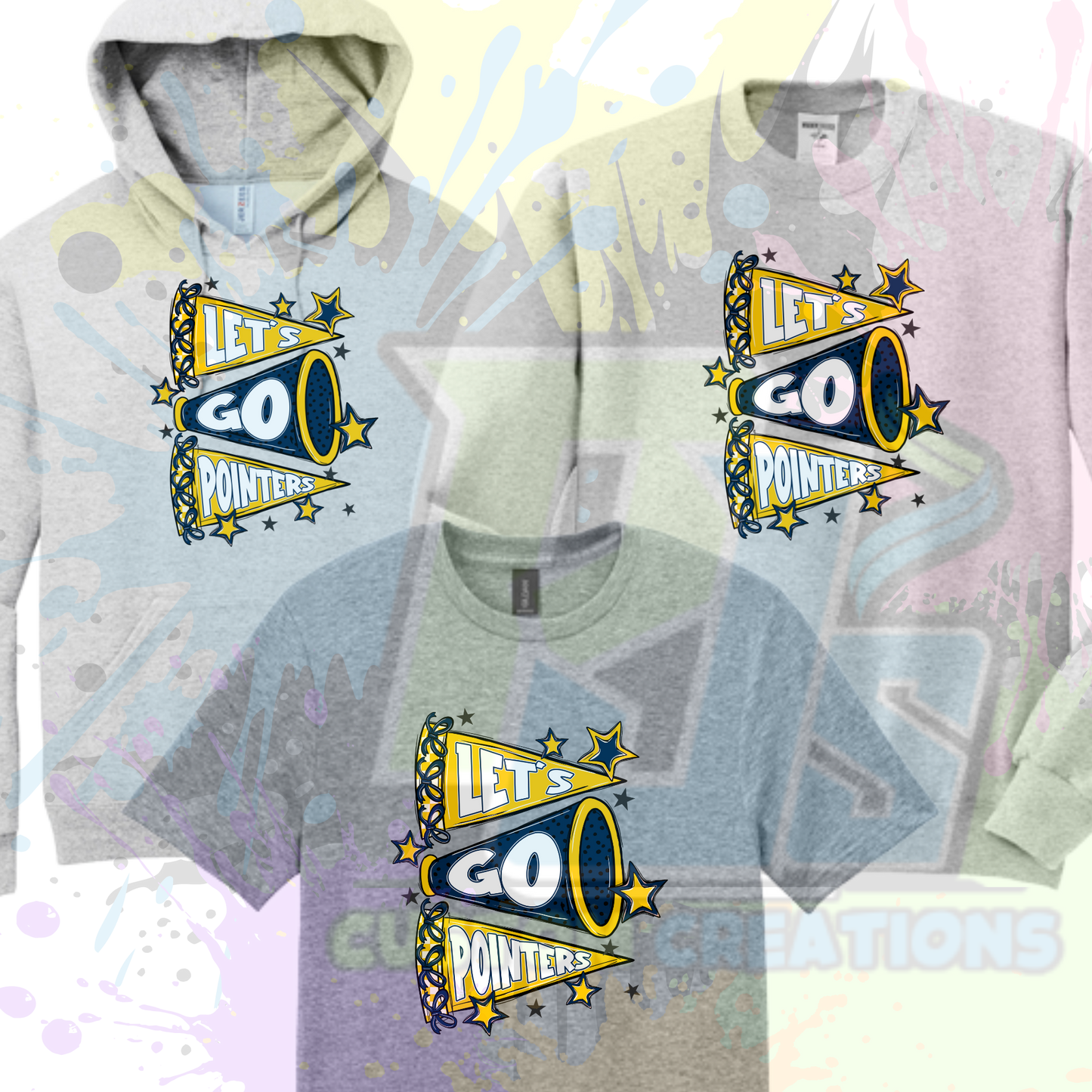 Let's Go Pointers Pennant & Banner