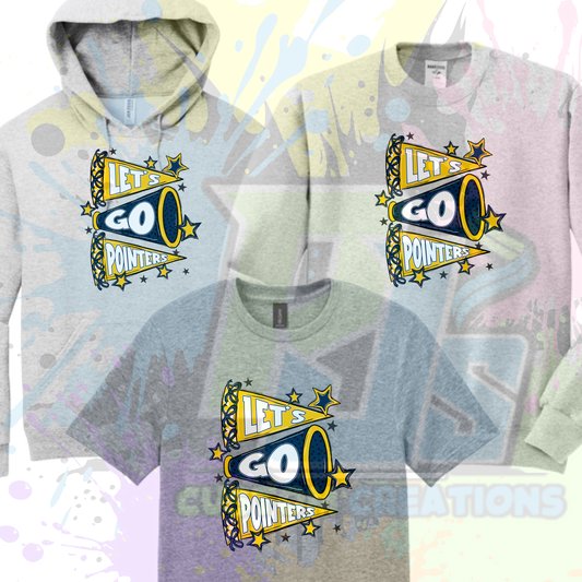 Let's Go Pointers Pennant & Banner