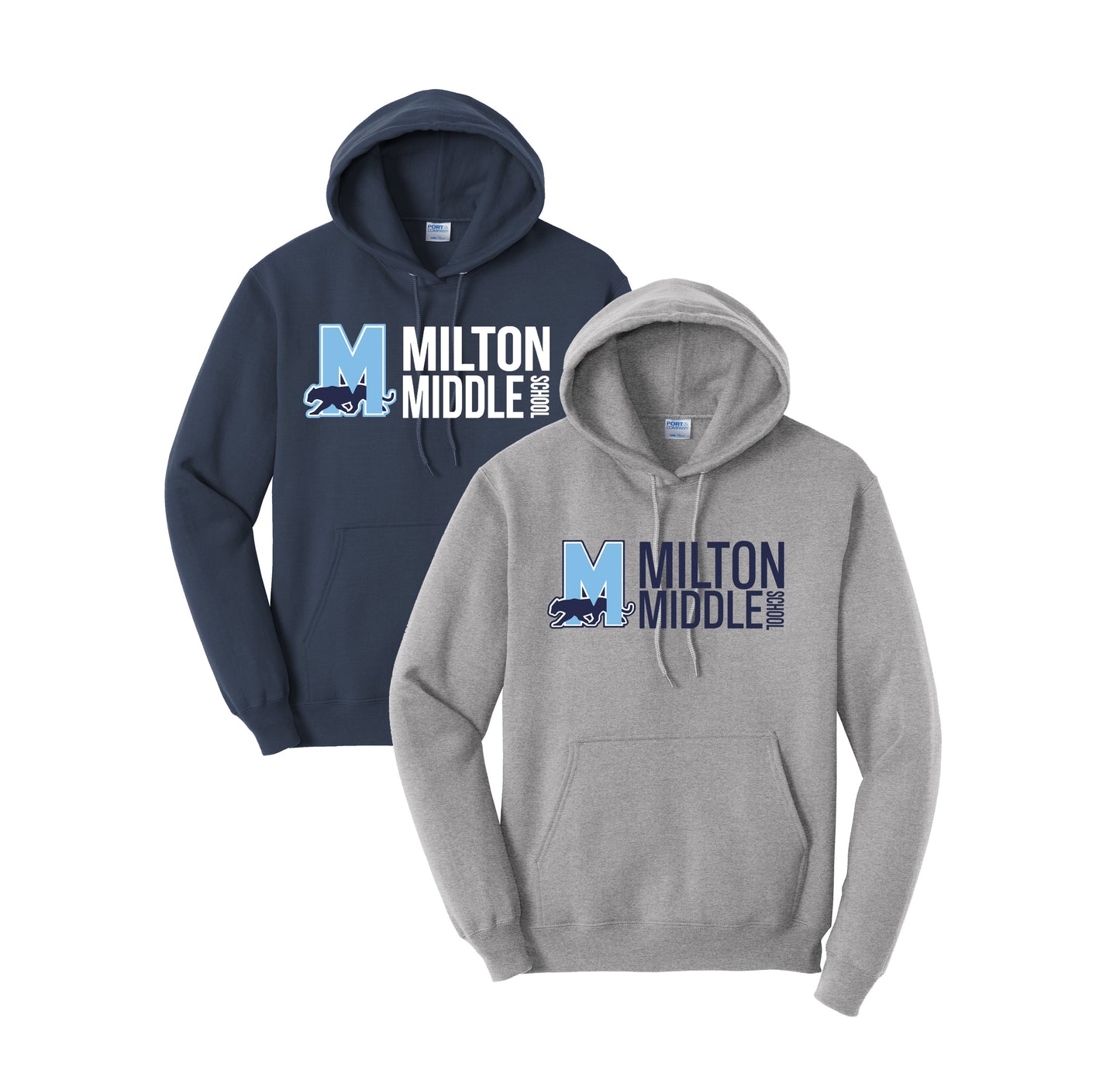 Port & Company® Core Fleece Pullover Hooded Sweatshirt PC78H D1