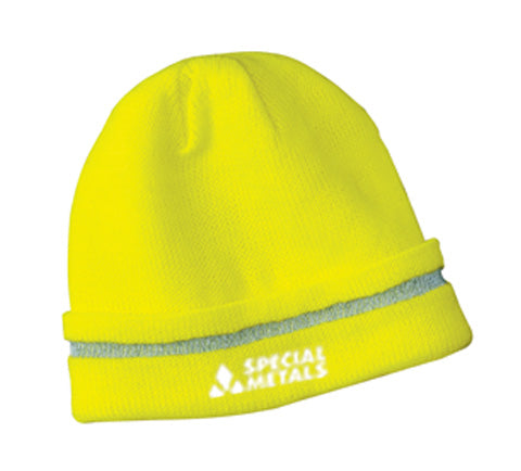 CornerStone® - Enhanced Visibility Beanie with Reflective Stripe CS800