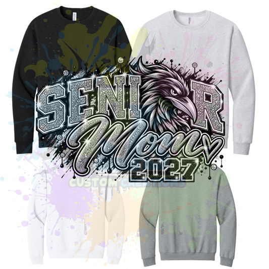 Stem Senior Mom 2027 Gildan Softstyle & Jerzees Nublend