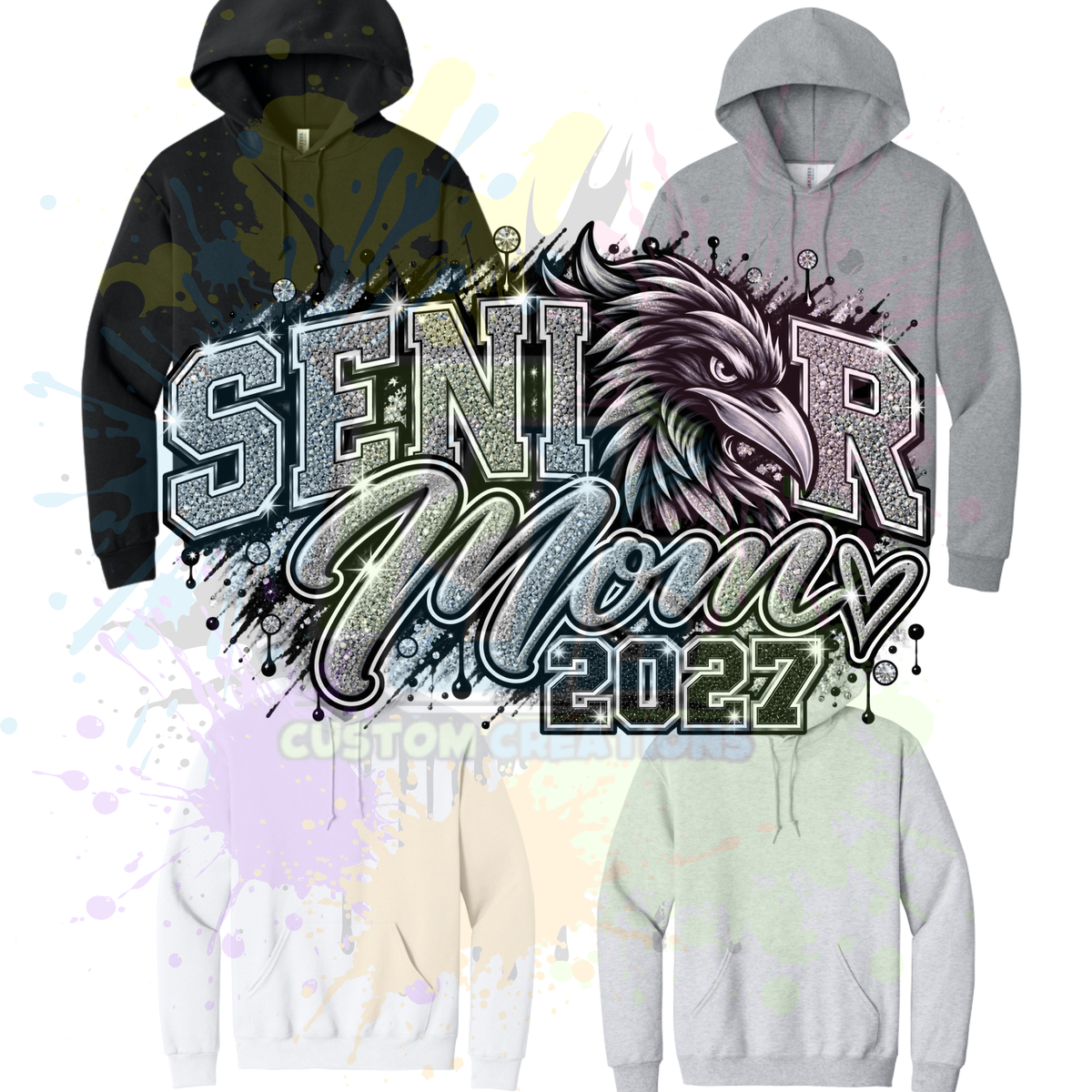 Stem Senior Mom 2027 Gildan Softstyle & Jerzees Nublend