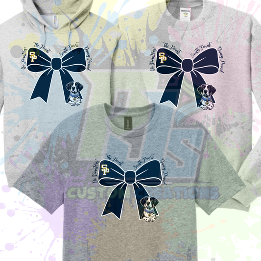 The Point Bow- Gray or Navy