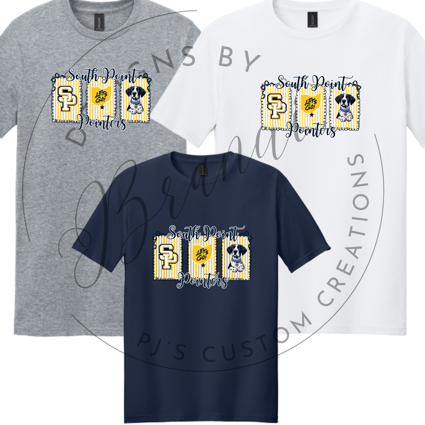 Gold Stripe SP Tee- Gildan softstyle 64000