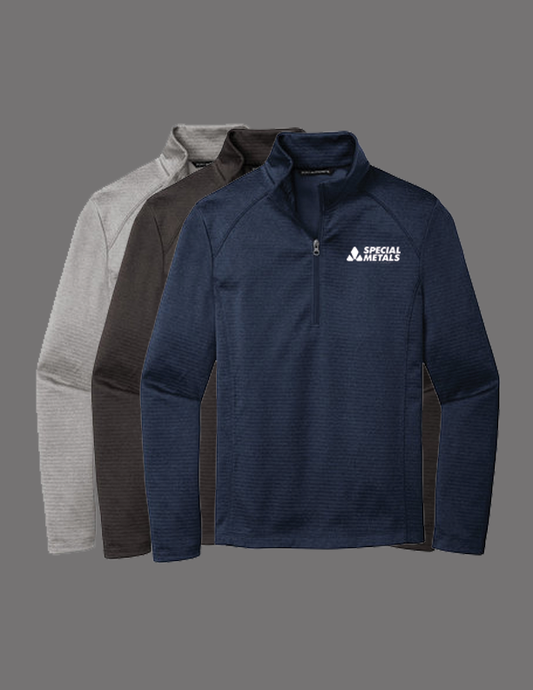 Port Authority ® Diamond Heather Fleece 1/4-Zip Pullover SN-F248